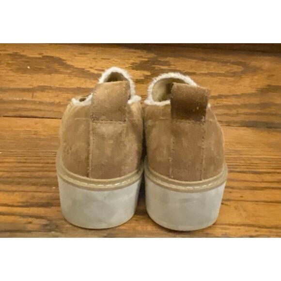 UGG Womens Atwater Spill Seam Penny Loafer Sz 7.5 Camel Suede - Picture 6 of 10